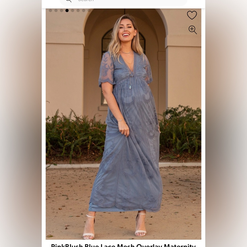 Blue-greyish maternity dress never worn